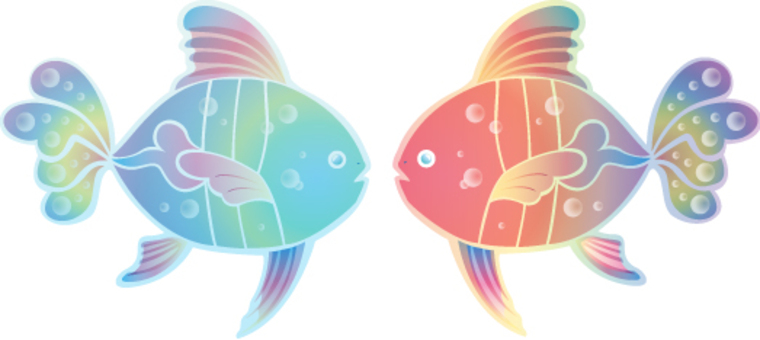 にじいろの さかなと おともだち｜絵本ナビ : マーカス・フィスター,マーカス・フィスター,谷川 俊太郎 みんなの声・通販 虹色の魚イラスト／無料イラストなら「イラストAc」