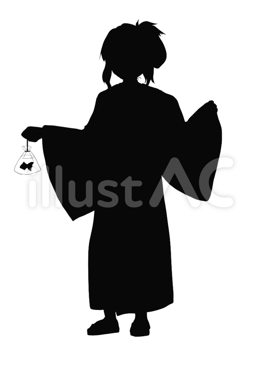 浴衣女性の横顔シルエット | 横顔 シルエット, 人間 シルエット, 女性シルエット 浴衣の女性のシルエットイラスト - No: 1188179／無料イラストなら「イラストAc」