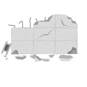 瓦礫と白い 3 D イラストを分離した破片の積み重ね - 礎石のストックフォトや画像を多数ご用意 - Istock 瓦礫イラスト／無料イラストなら「イラストAc」