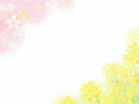 フリーイラスト] 桜の花柄と波線の背景でアハ体験 - Gahag | 著作権フリー写真・イラスト素材集 春背景イラスト／無料イラストなら「イラストAc」