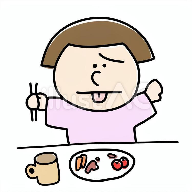 好き嫌い女の子イラスト No 1263578／無料イラストなら「イラストAC」
