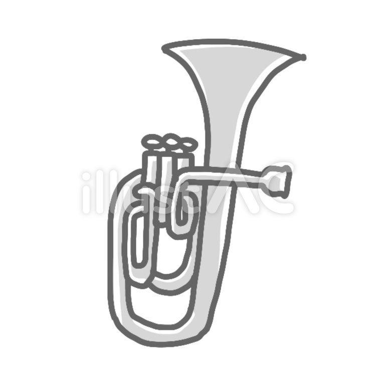 アルトホルンイラスト No 1169512／無料イラスト/フリー素材なら「イラストAC」