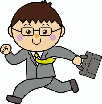 軽い足取りで | パパラチアサロン 軽い足取りイラスト／無料イラストなら「イラストAc」