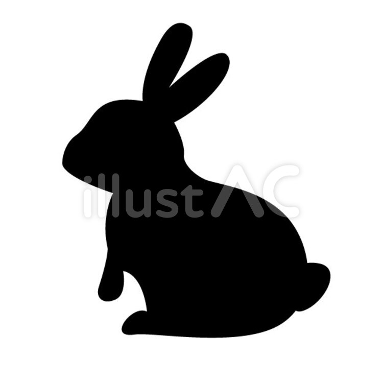 1 うさぎイラスト - No: 203938／無料イラストなら「イラストAc」