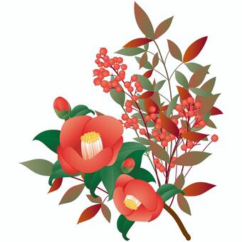 冬景色 冬の花 イラスト 雪景色 無料 冬の花イラスト／無料イラストなら「イラストAc」