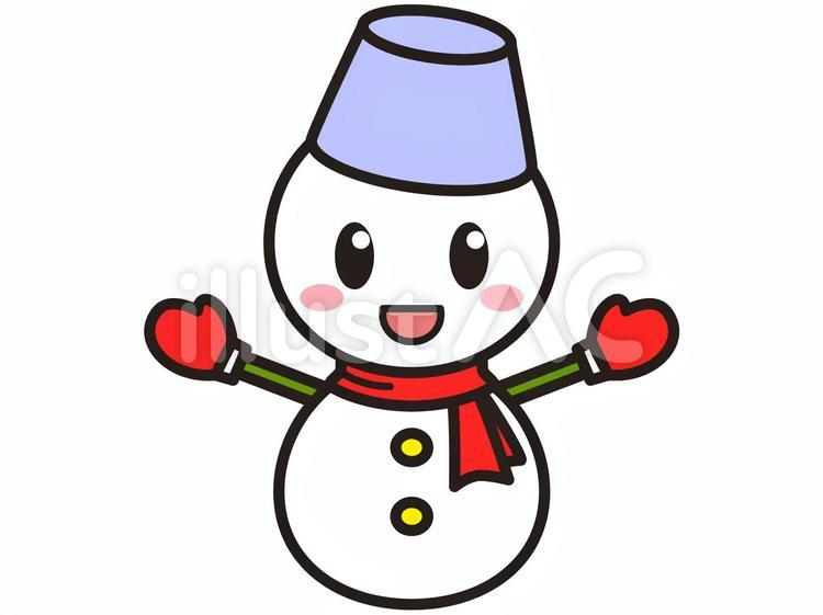 雪だるま キャラクター 2 - 写真共有サイト「フォト蔵」 雪だるま キャラクター 01Aイラスト - No: 974240／無料イラストなら「イラストAc」