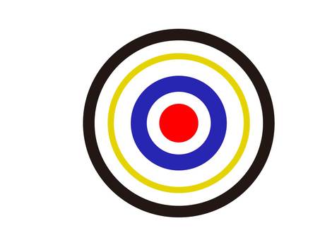 的に矢が当たるイラスト ベクターイラスト [156658925] - イメージマート 的あてイラスト／無料イラストなら「イラストAc」