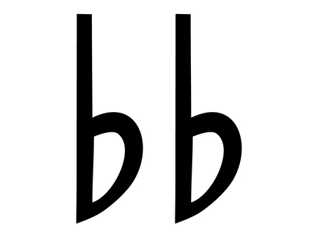 ダブルフラットやダブルシャープの意味はなんですか？ ダブルフラットイラスト／無料イラストなら「イラストAc」