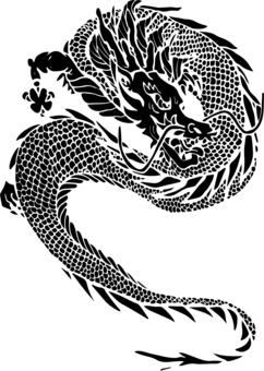 龍上観音菩薩（りゅうじょうかんのんぼさつ） | 光るジグソーパズルのアップルワン | アップルワンの全製品・新作情報 龍イラスト／無料イラストなら「イラストAc」