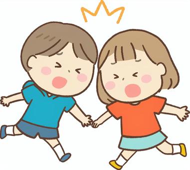ぶつかるイラスト/無料イラストなら「イラストAc」