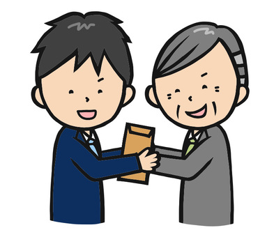 手渡し イラスト素材 - Istock 手渡し 封筒イラスト／無料イラストなら「イラストAc」