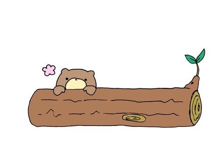 倒木イラスト／無料イラストなら「イラストAc」 倒木イラスト／無料イラストなら「イラストAc」