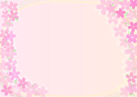 桜の背景イラスト無料フリー | 素材Good 桜のポストカードイラスト／無料イラストなら「イラストAc」