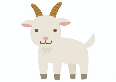 動物イラストの描き方講座の決定版！似ている動物の描き方講座｜お絵かき講座パルミー ヤギ手描きイラスト／無料イラストなら「イラストAc」