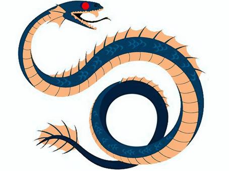 あっ、シーイラスト - No: 717609／無料イラストなら「イラストAc」 シーサーペントイラスト／無料イラストなら「イラストAc」