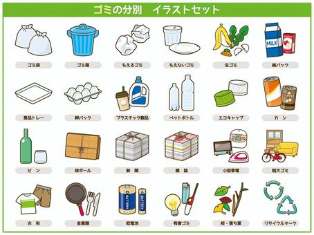 燃えるゴミ」の分け方と出し方 - 横浜市 家庭ゴミ 生活ガイド 燃えるごみイラスト／無料イラストなら「イラストAc」