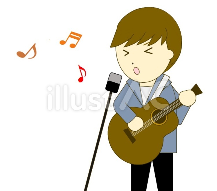 歌う男子生徒と女子生徒 | 無料イラスト素材｜素材ラボ 歌を歌うイラスト - No: 1294452／無料イラストなら「イラストAc」