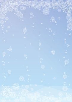 フリーイラスト] 雪の結晶と玉ボケと雪を被った木々の背景でアハ体験 - Gahag | 著作権フリー写真・イラスト素材集 雪背景イラスト／無料イラストなら「イラストAc」