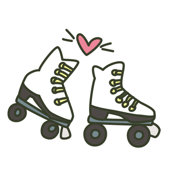 1 ローラースケートイラスト／無料イラストなら「イラストAc」