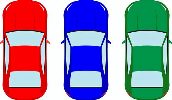 上から見た乗用車と人. イラスト素材 [ 6097510 ] - フォトライブラリー Photolibrary 車上からイラスト／無料イラストなら「イラストAc」