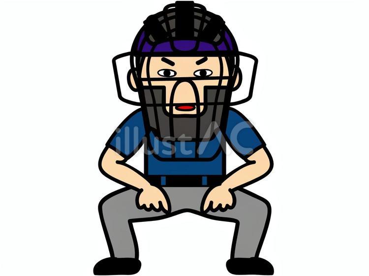 フェイスマスクをした野球の審判 基本イラスト No 23549796｜無料イラスト・フリー素材なら「イラストAC」