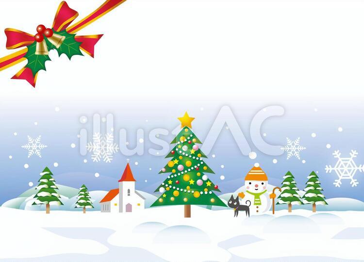 クリスマス ツリーと雪の木造住宅のある冬景色 - いっぱいになるのベクターアート素材や画像を多数ご用意 - Istock クリスマスツリーのある景色イラスト - No: 286486／無料イラストなら「イラストAc」