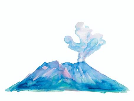 噴火する桜島のイラスト | マップラボ-地図アイコンを無料ダウンロード Maplab 桜島イラスト／無料イラストなら「イラストAc」