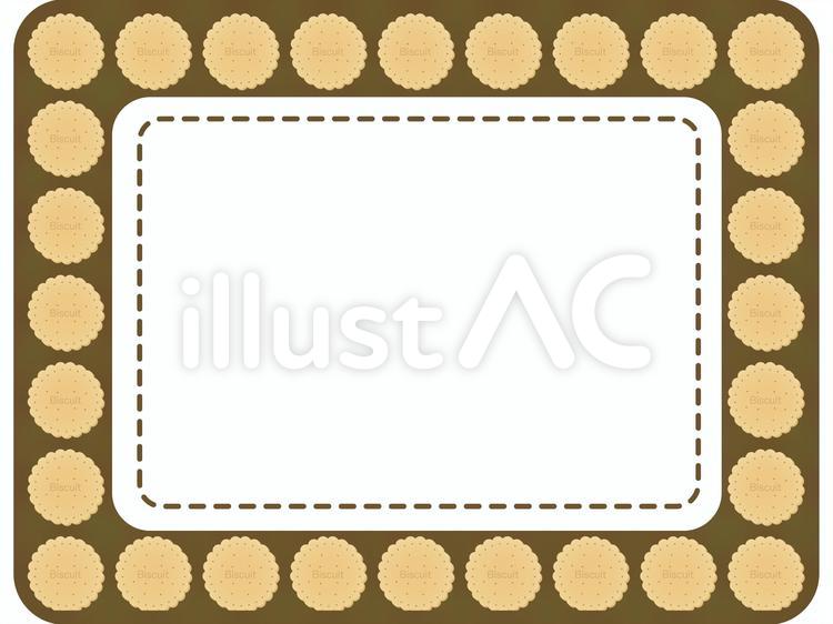 Free Vectors Biscuit pattern frame