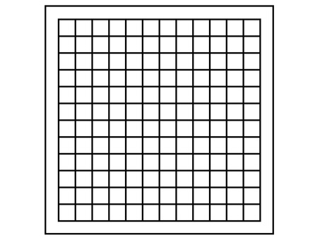 Powerpointで方眼紙（格子）パターンを表で作る方法 | Ppdtp 正方形 マス目イラスト／無料イラストなら「イラストAc」