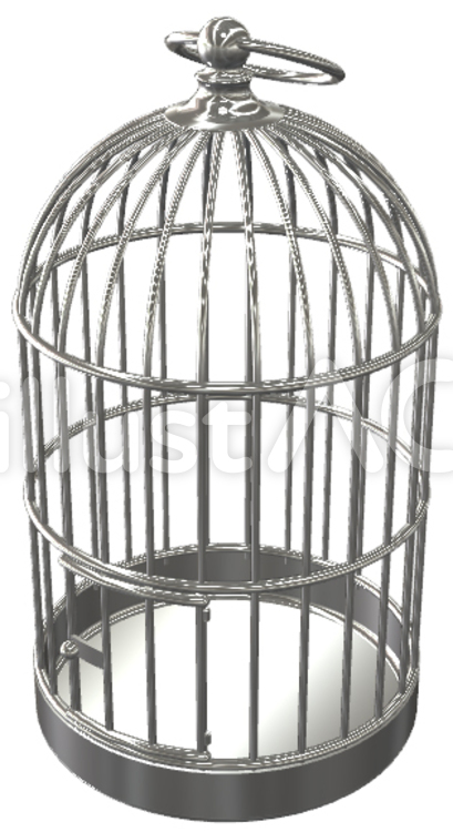 2 鳥かごイラスト - No: 441000／無料イラストなら「イラストAc」