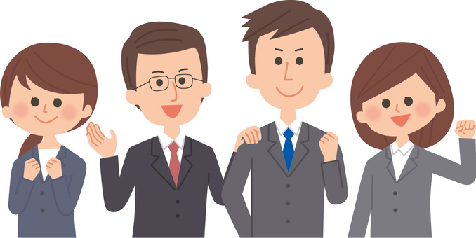 サラリーマン 社員 社会人 イラストのイラスト素材 [61874388] - Pixta 社員一同イラスト／無料イラストなら「イラストAc」