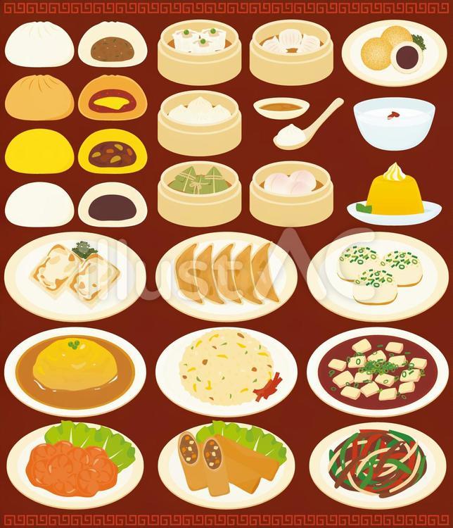 中華料理イラスト アイコン のイラスト素材・ベクタ - . Image 33787617. 中華料理いろいろイラスト - No: 830300／無料イラストなら「イラストAc」