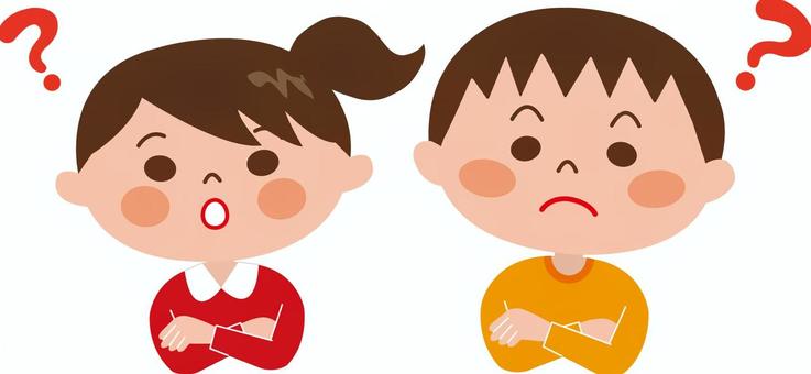 なぜ？なんで？疑問 男の子イラスト - No: 513028／無料イラストなら「イラストAc」 なぜだイラスト／無料イラストなら「イラストAc」