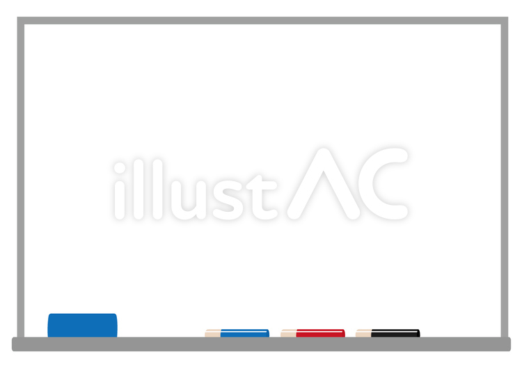 ホワイトボードのフレームイラスト No 741143／無料イラストなら「イラストAC」