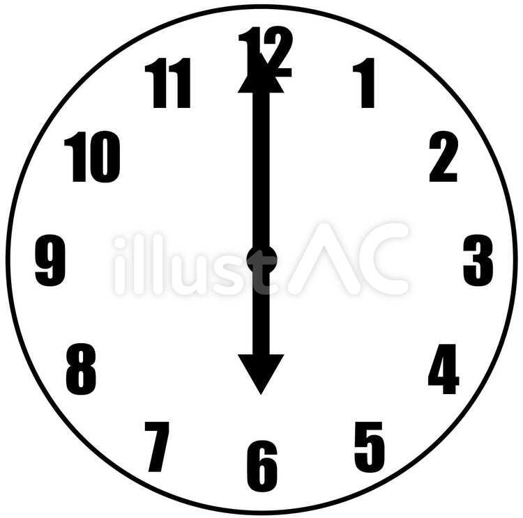 Free Vectors 6 o'clock