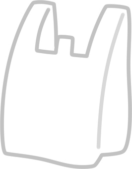 ビニール袋のシンプルなアイコン/白黒のイラスト素材 [71673167] - Pixta レジ袋イラスト／無料イラストなら「イラストAc」