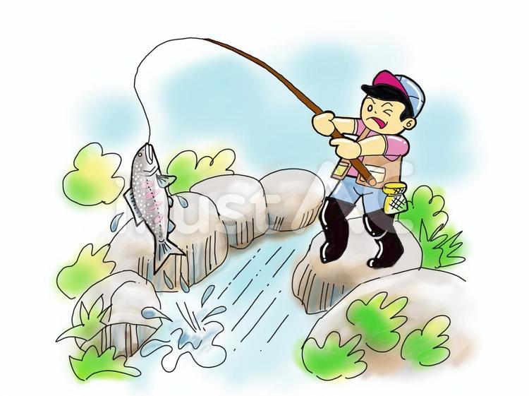釣りイラスト No 1036602／無料イラストなら「イラストAC」