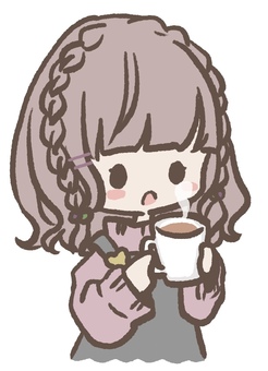 Pin On ペア画 女の子 ゆるふわイラスト／無料イラストなら「イラストAc」