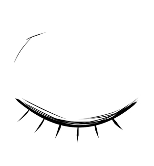 表情の描き方講座！喜怒哀楽の顔のコツ｜お絵かき講座パルミー 閉じた目イラスト／無料イラストなら「イラストAc」