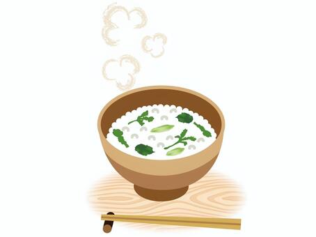 七草粥 春の七草 イラストのイラスト素材 [36387971] - Pixta 七草がゆイラスト／無料イラストなら「イラストAc」
