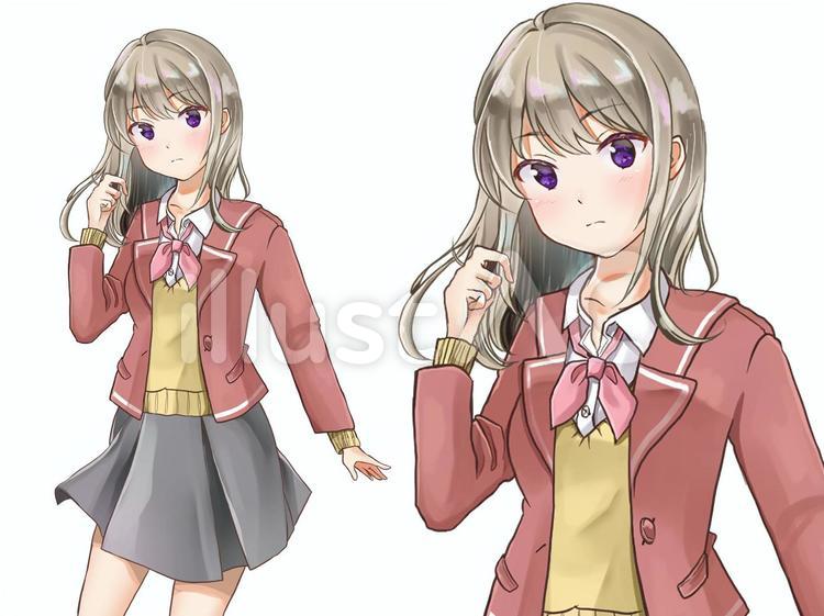 クールな女の子描くつもりが・・ / きんいろ さんのイラスト - ニコニコ静画 (イラスト) クールな女の子(ブレザー)イラスト - No: 2649939／無料イラストなら「イラストAc」