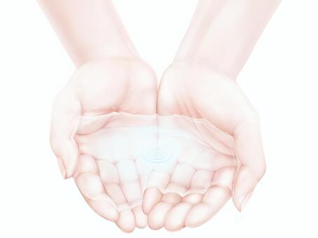 両手 すくうの写真素材｜写真素材なら「写真Ac」無料（フリー）ダウンロードOk 手で水をすくうイラスト／無料イラストなら「イラストAc」