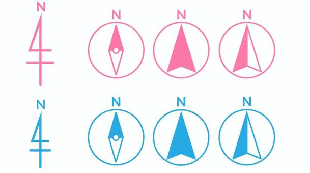 方位記号 イラスト素材 [ 1841299 ] - フォトライブラリー Photolibrary 方角記号イラスト／無料イラストなら「イラストAc」