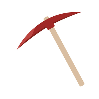 つるはし発掘掘るベクトル イラスト グラフィック デザイン アイコン のイラスト素材・ベクタ - . Image 79889576. つるはしイラスト／無料イラストなら「イラストAc」