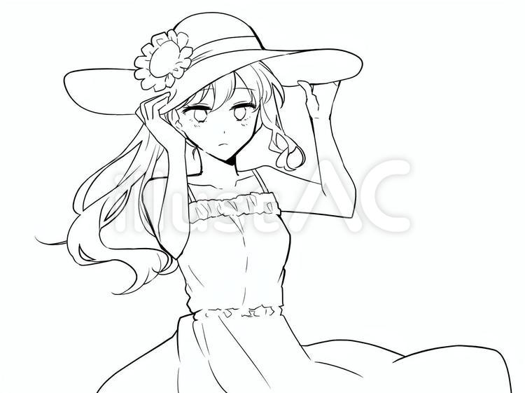 魁 ゆき@ほっこりイラストレーター On Twitter: "今日は線画まで。 恋する女の子はかわいいです。 #絵描きさんと繋がりたい #イラストの森 #イラスト基地 #線画 #花火大会 #浴衣 #恋する女の子 Https://T.co/Wnek3Pqcpj" / Twitter ワンピース 女の子 線画イラスト - No: 2057883／無料イラストなら「イラストAc」