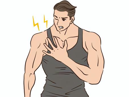 無料イラスト おじいさん筋肉痛 筋肉痛イラスト／無料イラストなら「イラストAc」