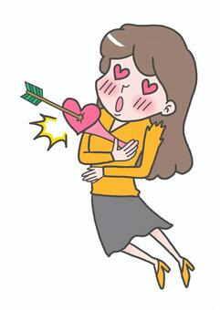 ズキュン♡男性が「守ってあげたい！」と思う瞬間(2022年2月8日)｜ウーマンエキサイト(1/3) ズキュンイラスト／無料イラストなら「イラストAc」