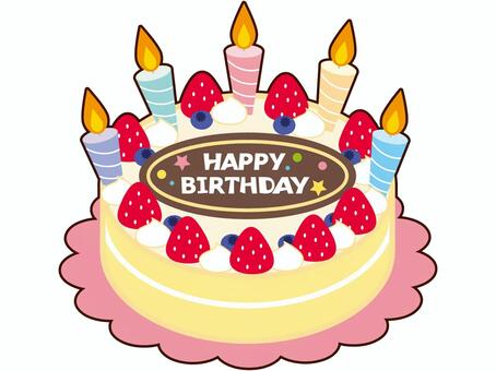 誕生日カード15-花の素材-イラストポップ | バースデーカード, カード, バレンタインイラスト 誕生日会イラスト／無料イラストなら「イラストAc」