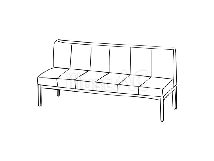 Free Vectors monochrome waiting room chairs