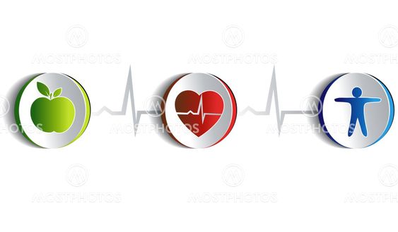 Healthy Lifestyle Symbols" By User_77505 - Mostphotos